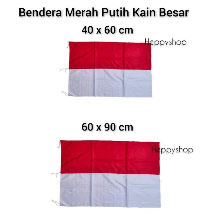 Dekorasi Bendera Merah Putih Kain Besar