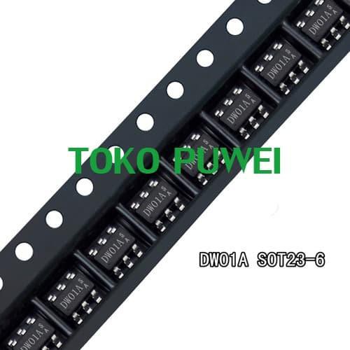DW01A DW01 SINGLE LITHIUM BATTERY PROTECTION IC SOT23-6 DE80