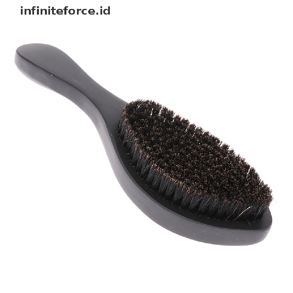 (Infiniteforce.Id) Sisir Rambut Bulu Babi Hutan Gagang Kayu