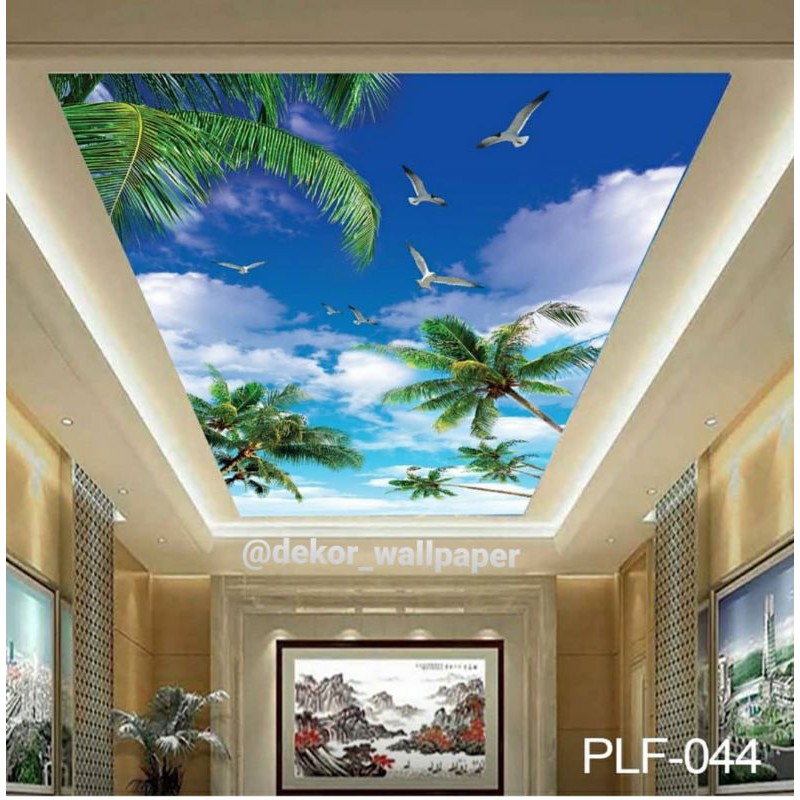 Wallpaper Plafon Custom3D Motif Pemandangan langit