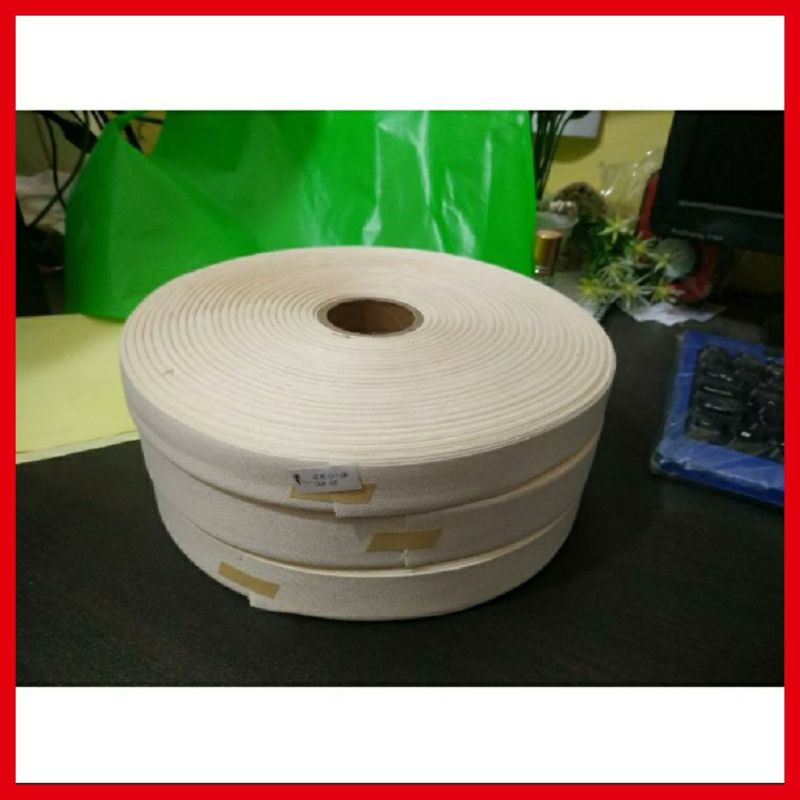 

Label Pita Katun 2,5cm Polos Roll Hitam