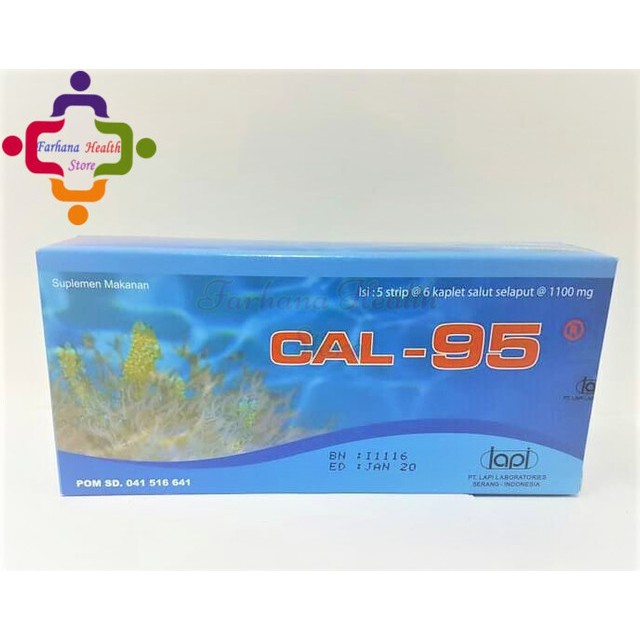 Original CAL-95 / Suplemen Tulang & Sendi Untuk Bumil & Lansia Paten