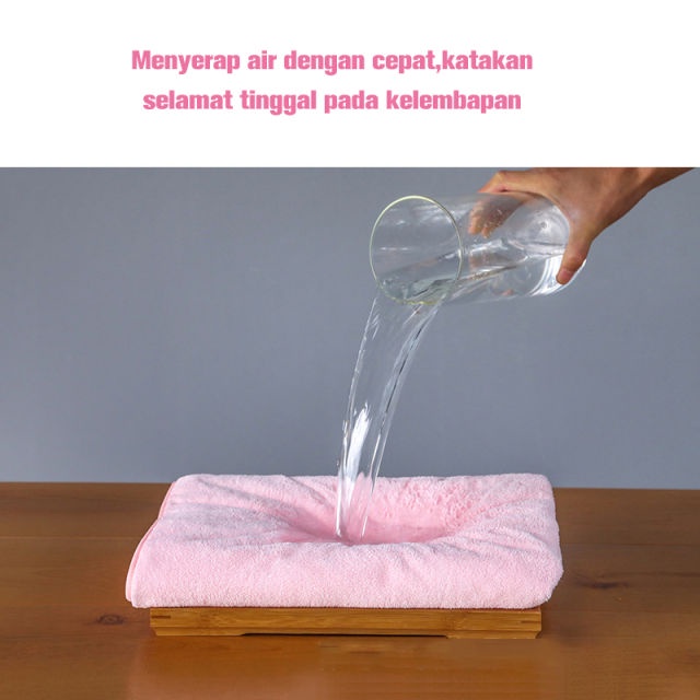 HANDUK SET 2 PCS PREMIUM SUPER SERAP AIR / BAHAN SANGAT LEMBUT