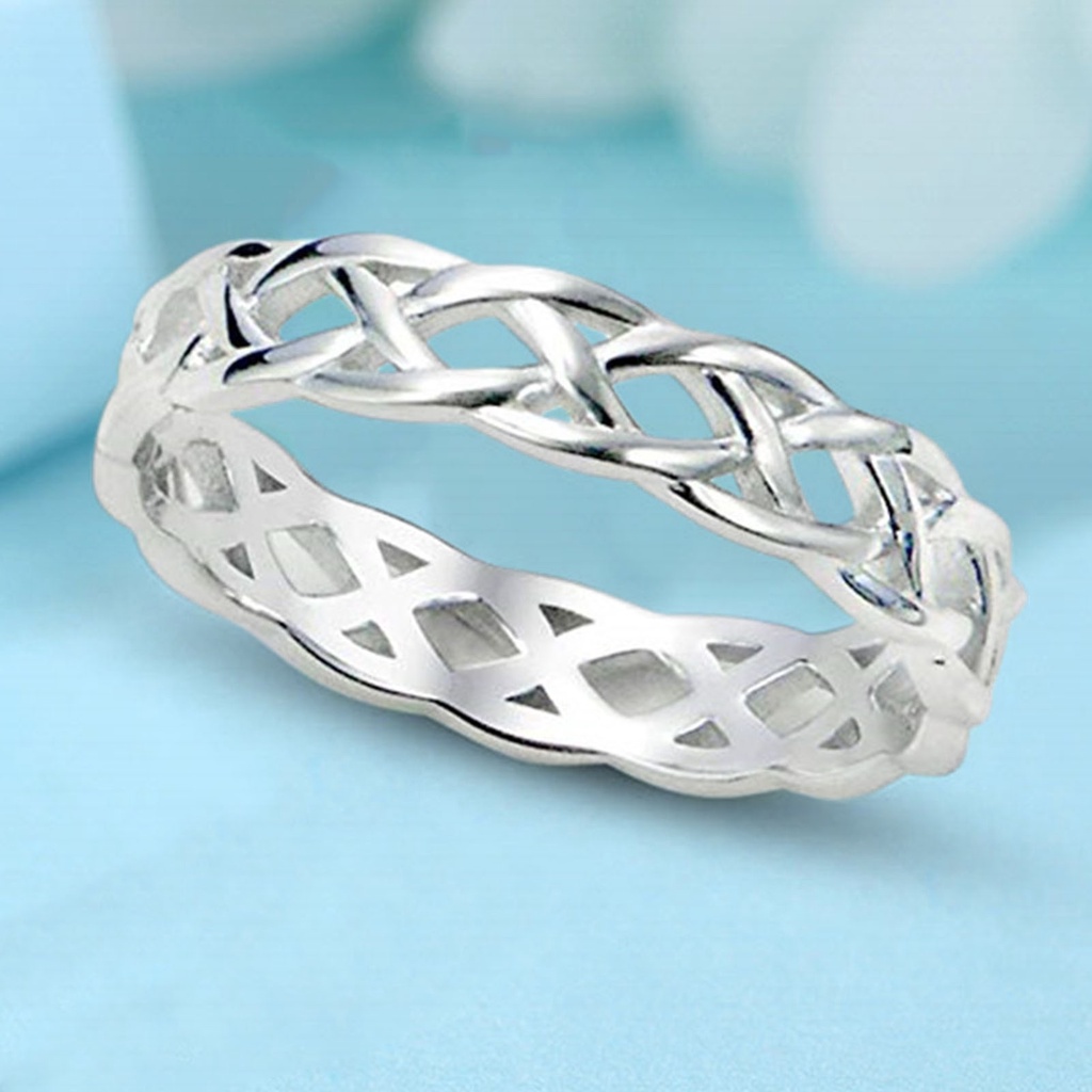 Hu Hu Hu Hu Hu Alat Bantu Pasang Kacamata♡ Cincin Pernikahan Desain Simpultulisan Forever Tahan Lama Menarik Untuk Priawanita