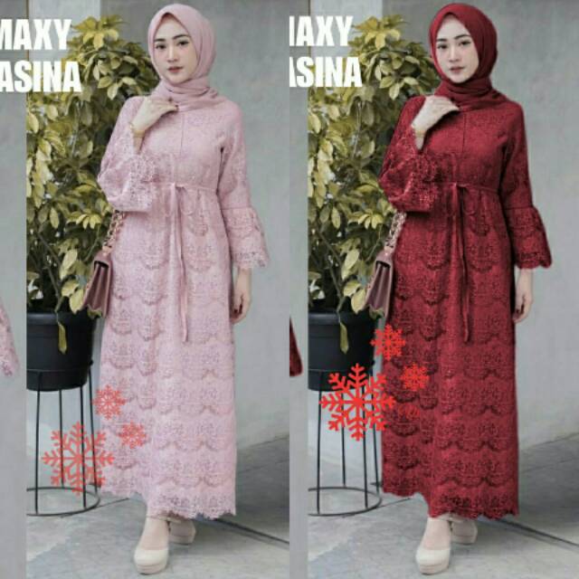 MX Yasina (alg) / baju muslim / gamis / maxi