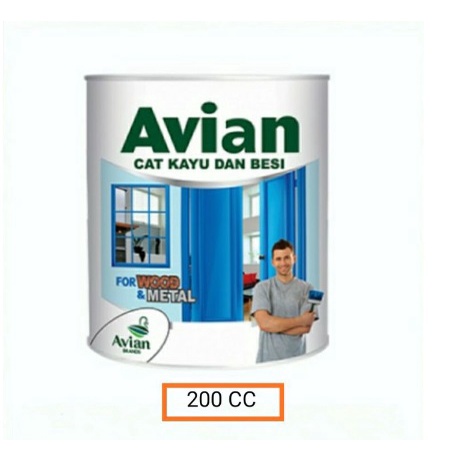 Cat Kayu dan Besi Avian High Gloss Enamel Lemonade 480 | 480 Kuning 100cc dan 200cc