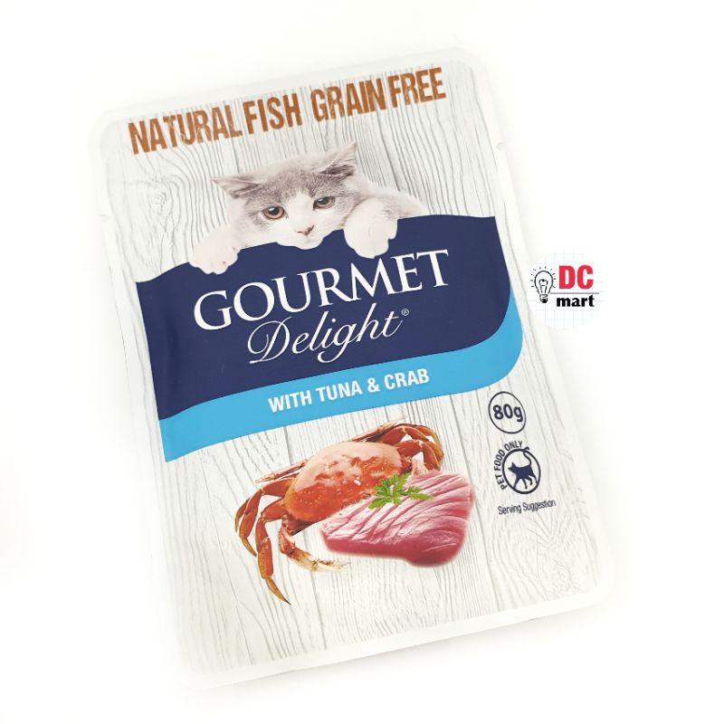 Gourmet Delight Sachet 80gr - Tuna & crab