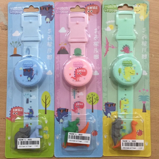 

Penghapus Jam motif dinosaurs