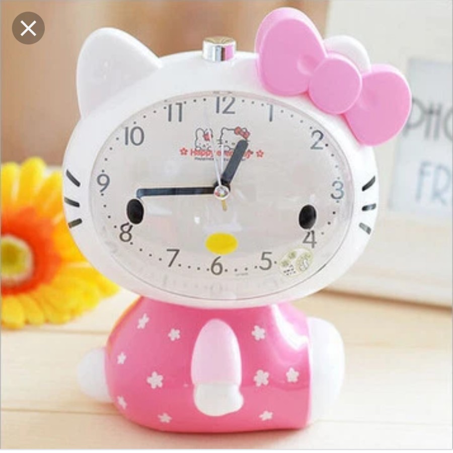 JAM WEKER Pink Duduk