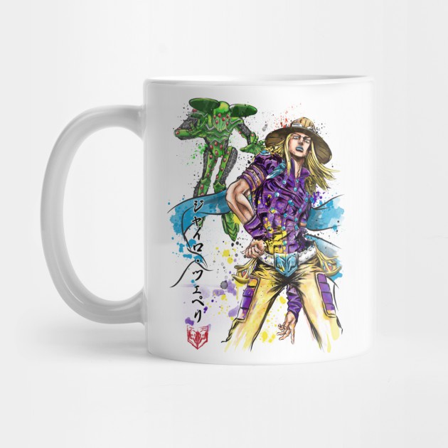 Mug Ball Breaker Watercolor Jojos Bizarre Adventure
