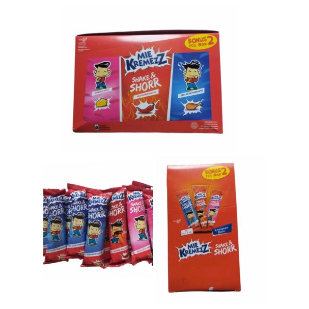 

Zr Mie kremezz shake & shor box isi 20pcs