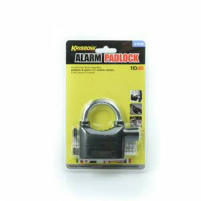 KRISBOW GEMBOK DENGAN ALARM