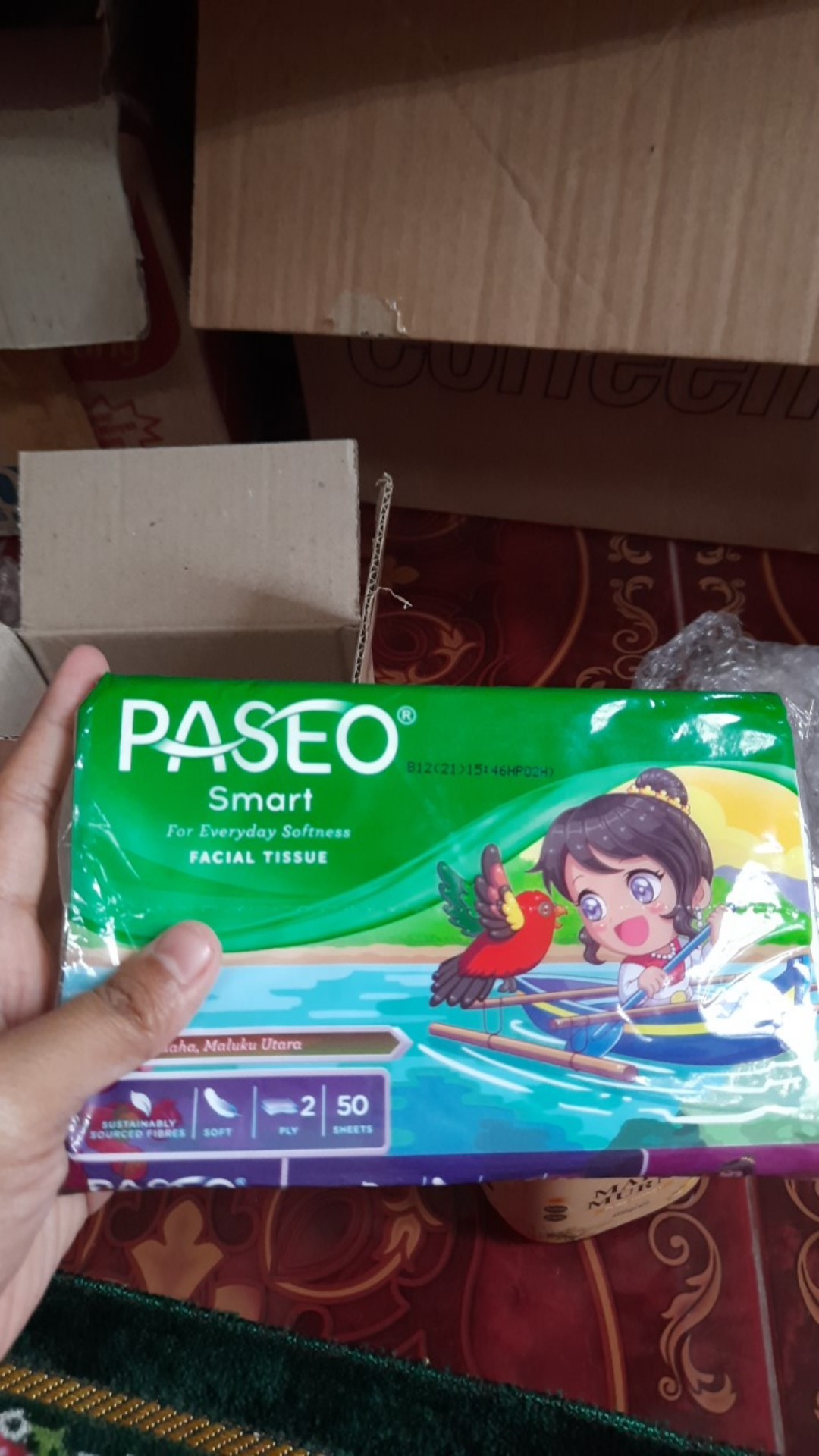 Tissue Paseo Smart Travel Pack 50s - Tissue Praktis Mini