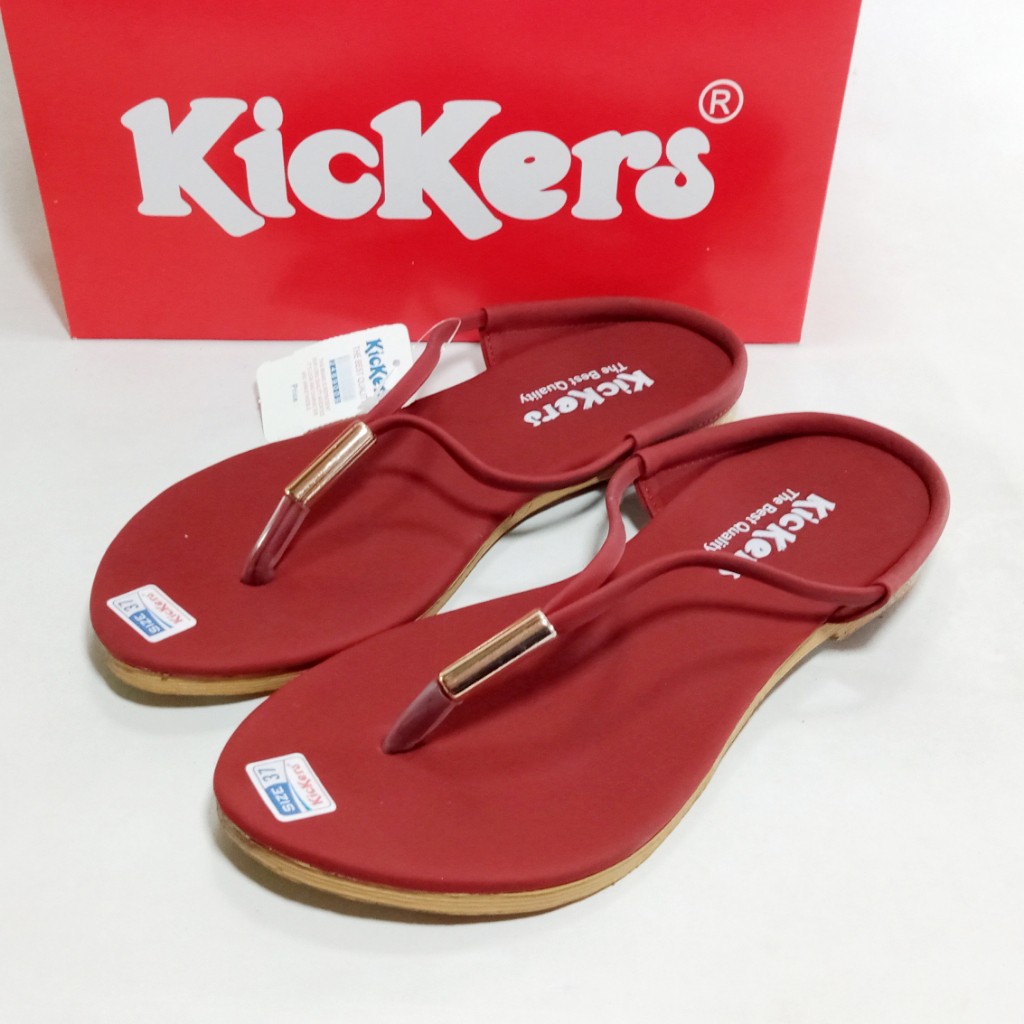 Kickers STB 01 Sandal Jepit Flat Wanita Size 37-40