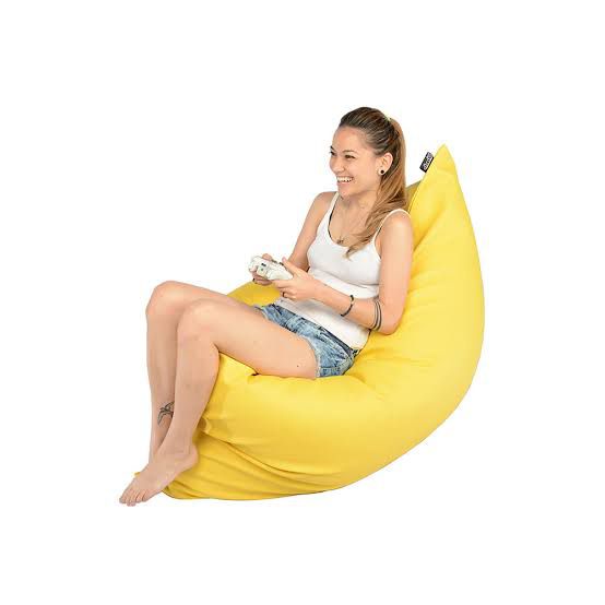 BEAN BAG PLUS ISIAN UKURAN MEDIUM / BEANBAG TRIANGLE WATERPROOF DEWASA / SOFA BEAN BAG MURAH