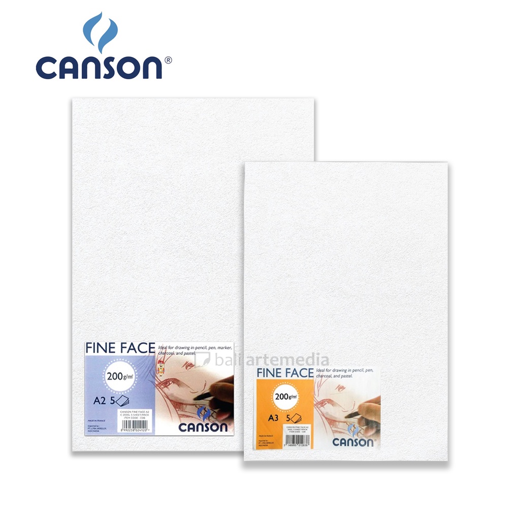 Canson Fine Face Paper Sheet 200Gr