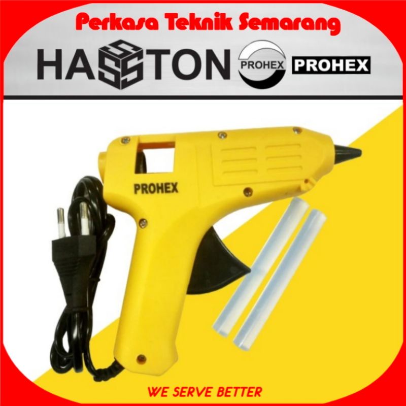 Jual Hasston Prohex Glue Gun Listrik Watt Alat Tembak Lem