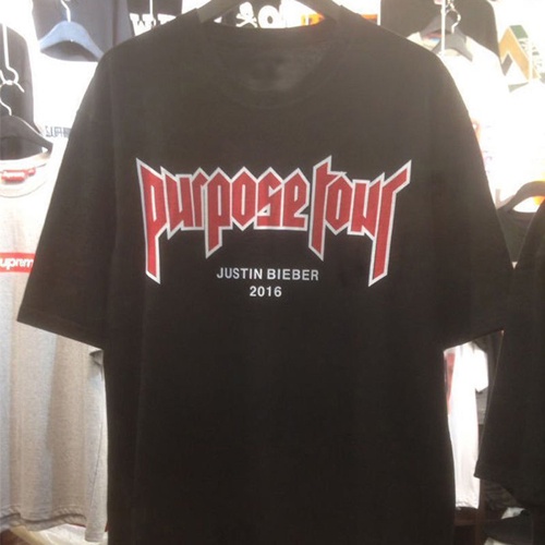 Justin Bieber Purpose Tour X Merchandise Tour Tshirt