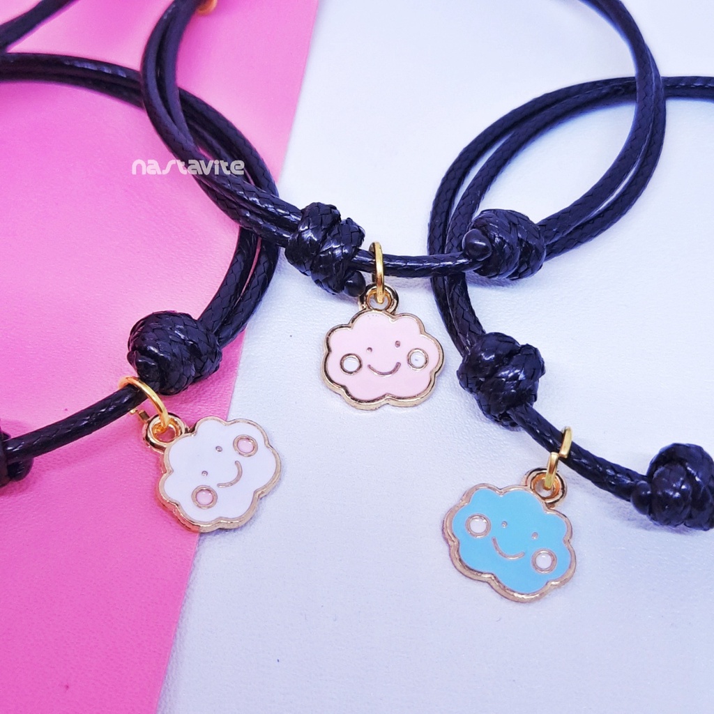 Gelang couple magnet sahabat pacar bestie murah tali korea