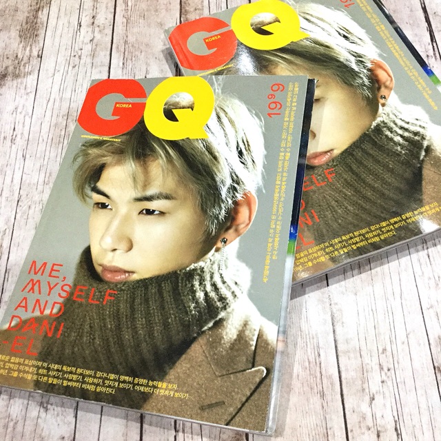 majalah korea / majalah GQ / majalah gentlemen’s quartely januari 2018