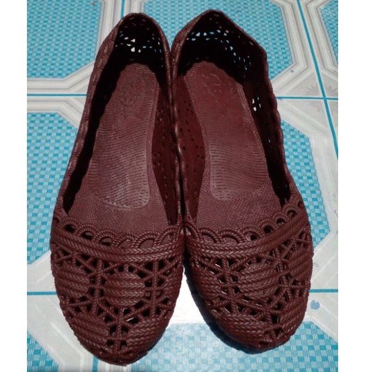 1466- Sepatu Jelly Flat Shoes Wanita Size 37- 40