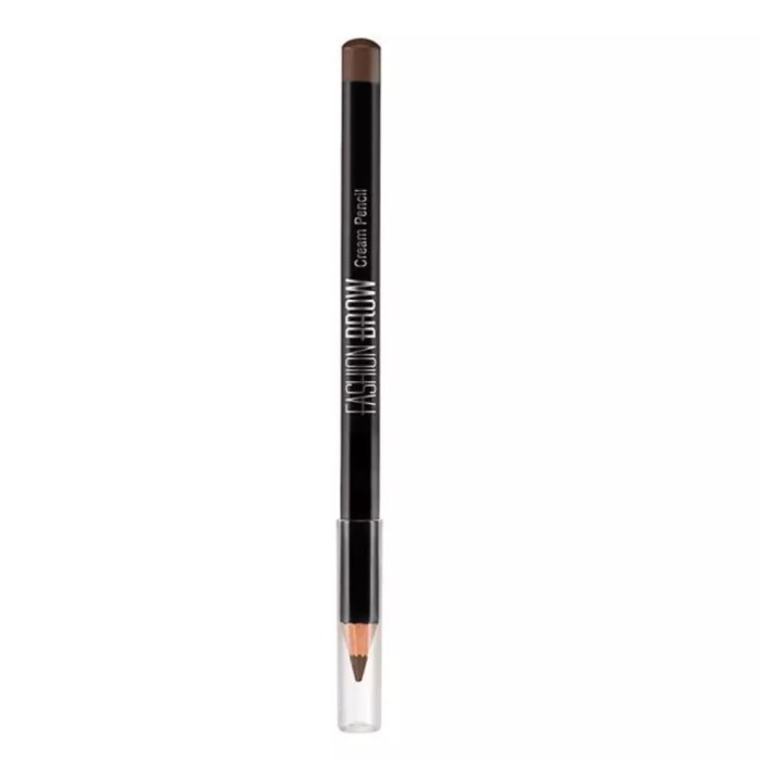 001r3r3 Pensil Alis Maybelline Fashion Brow Cream Pencil Original - Dark Grey Ds3201D