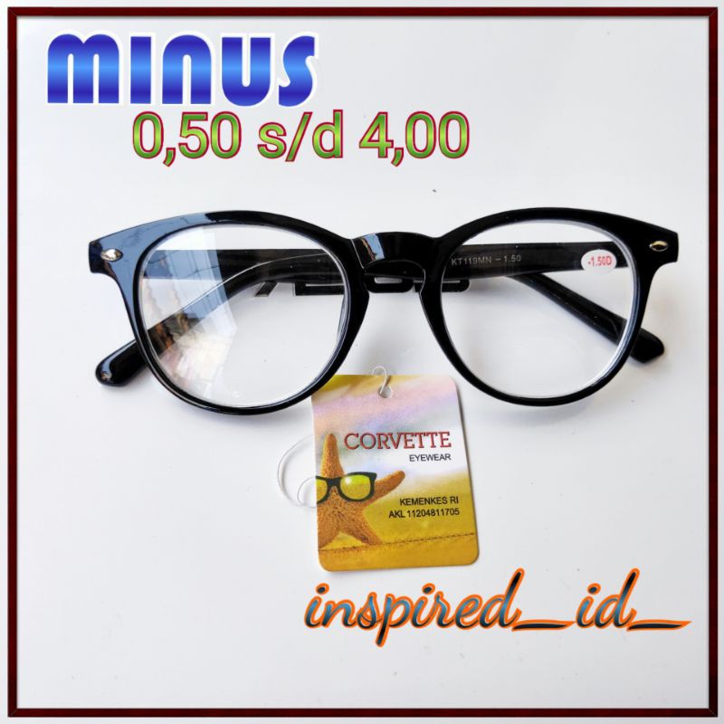 Kacamata minus rabun jauh