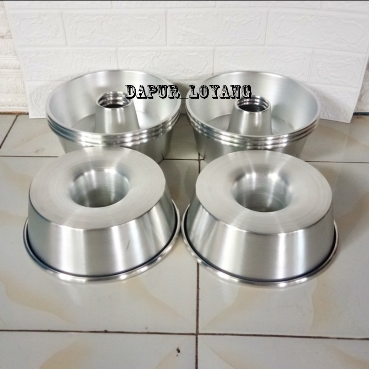 Loyang Tulban Press Tanpa Sambungan Aluminium | Variasi 18/20/22/24/26cm