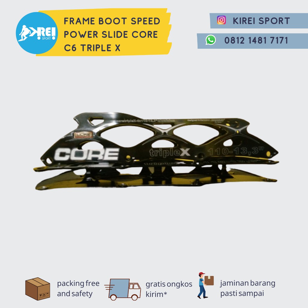 Frame Boot Inline Skate Speed Power Slide Core C6