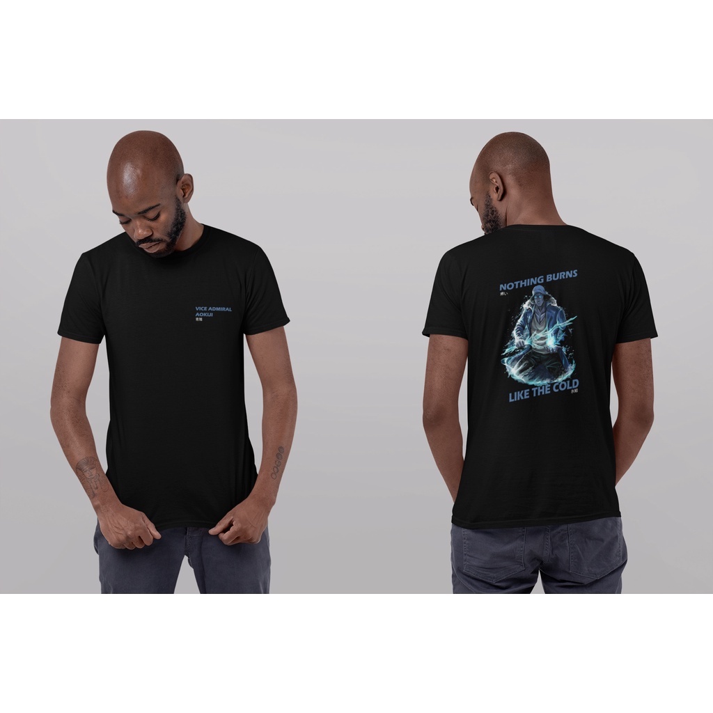 Baju Kaos Anime One Piece- Vice Admiral Aokiji