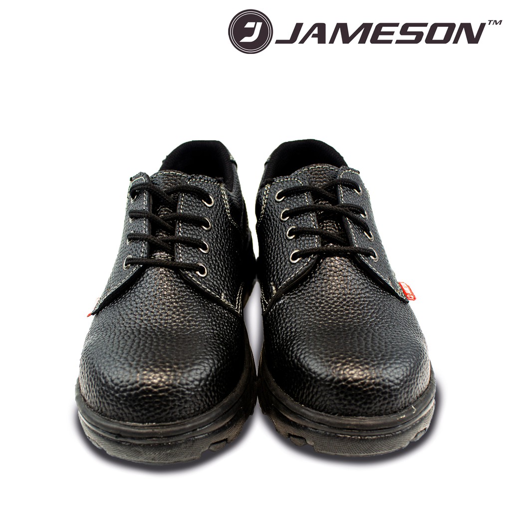 Sepatu Safety Shoes tali pendek Jameson TL / kulit asli / besi du penghujung