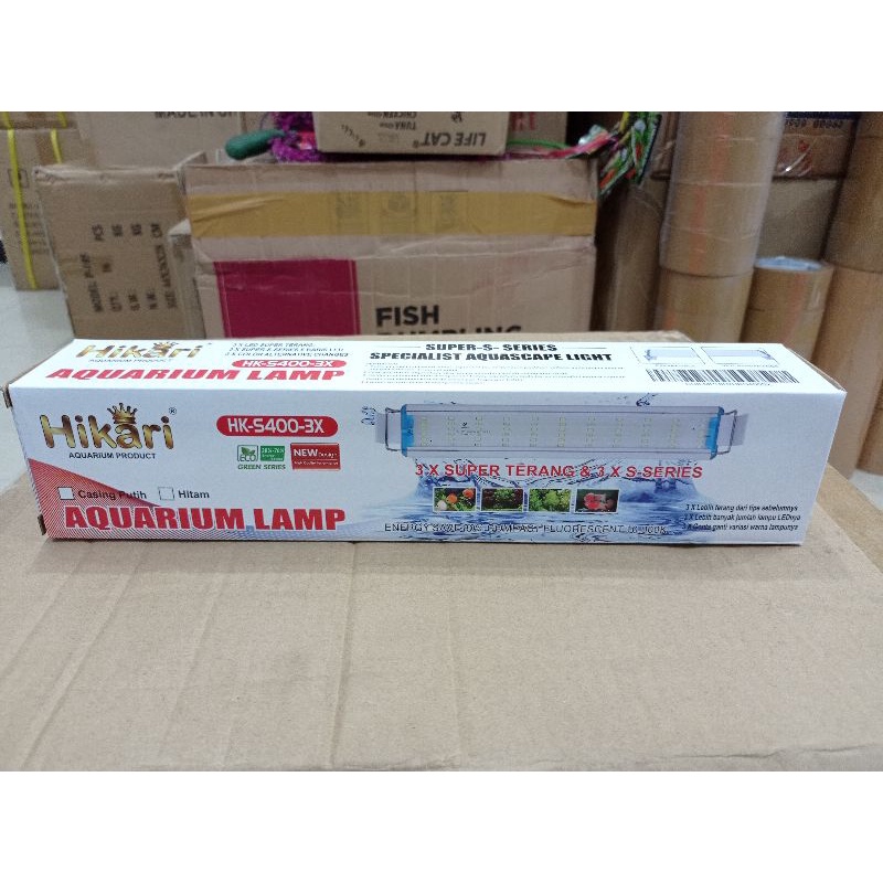 PROMO LAMPU AQUARIUM LED HIKARI HK S400 3X