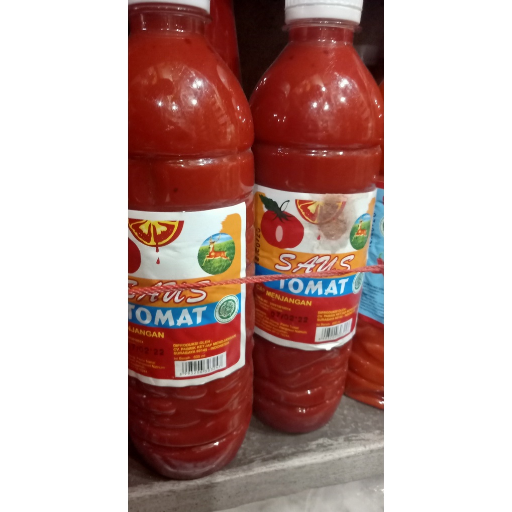 

saus tomat cap menjangan botol 600ml yolins