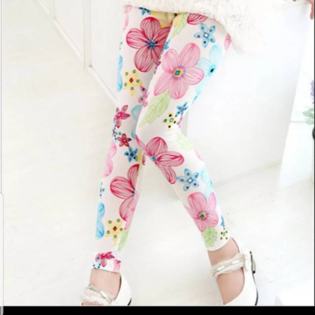 LEGGING ANAK MOTIF PANJANG BAHAN SPANDEX KATUN IMPORT ok  good quality