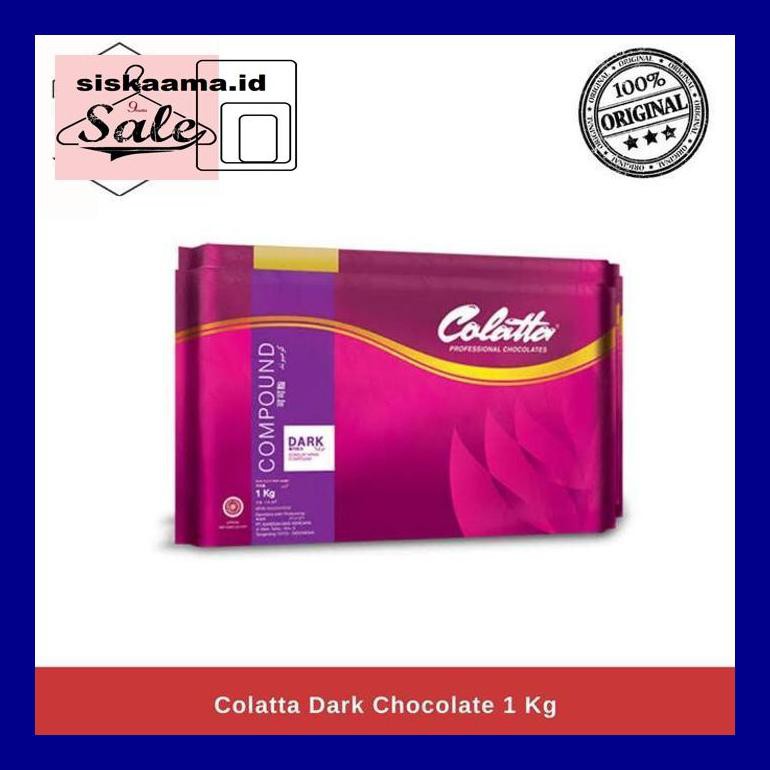 

A40D0Yh Colatta Dark Chocolate 1 Kg / Coklat Compound Dark D50Tr40V
