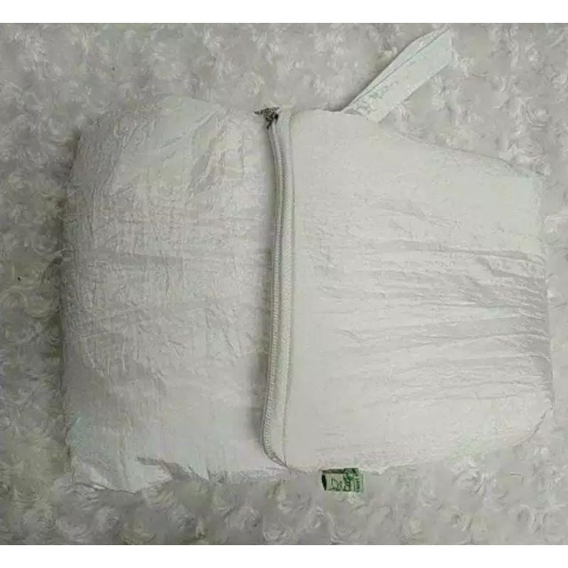 Mukena Traveling Jumbo Putih Adem Polos