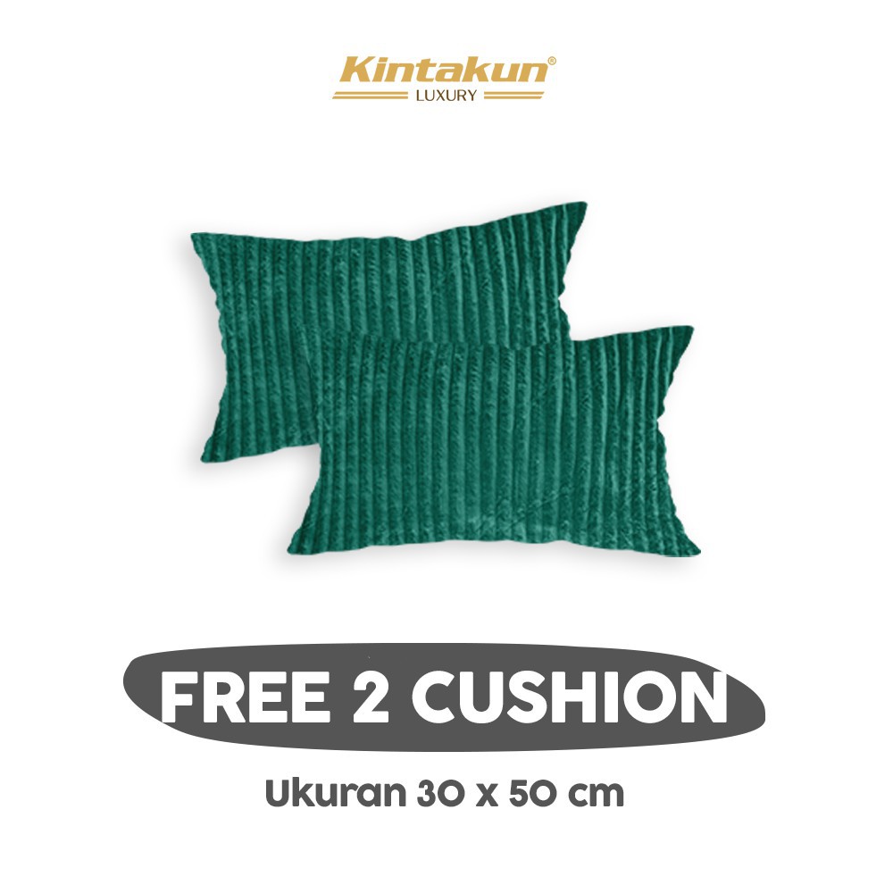 Kintakun Karpet Selimut Luxury 150x200 Halus &amp; Lembut Free Bantal Cushion