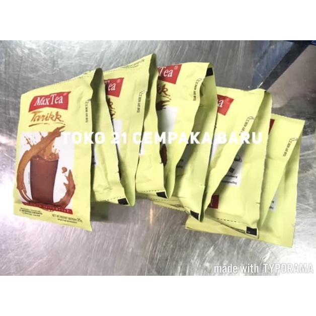 

Max Tea Tarikk 1 Renceng isi 10 Sachet | MaxTea Teh Tarik Krimer Susu BIG SALE