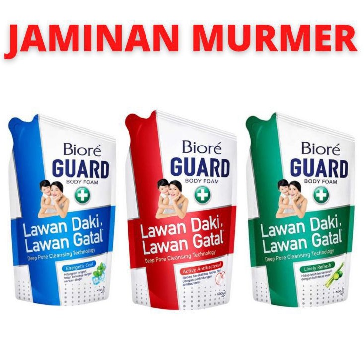 BIORE GUARD REFILL 450 ML -BIORE BODY FOAM 450ML -BIORE SABUN MANDI CAIR