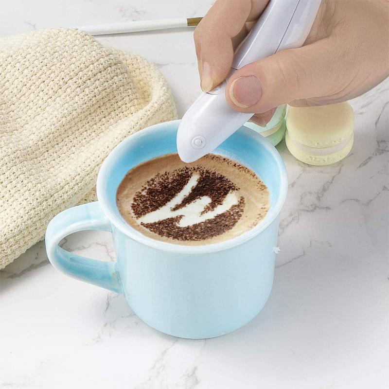 Pen Ukir Elektrik Untuk Dekorasi Kue / Kopi / Latte Art