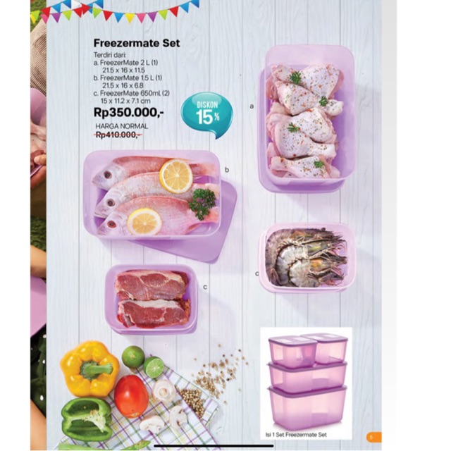 Freezermate set with inner box ungu