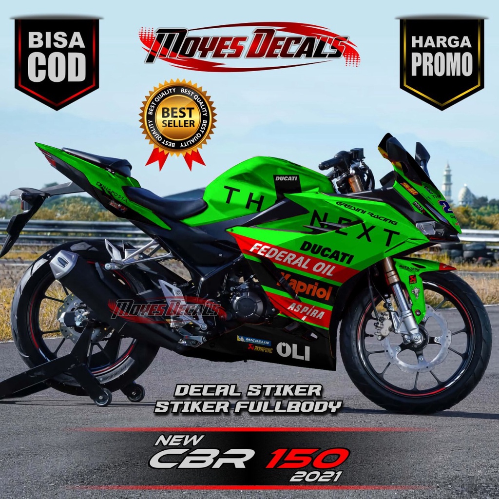 TERBARU Decal Cbr 150R Full Body Racing Stiker Cbr 150R 2021 FullBody Stiker Cbr 150R 2021 Full Body