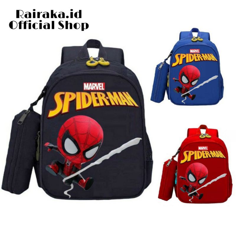 Rairaka.id /Superhero - Tas Anak Sekolah Spider-Man Murah Tas Anak Sd Laki-laki marvel