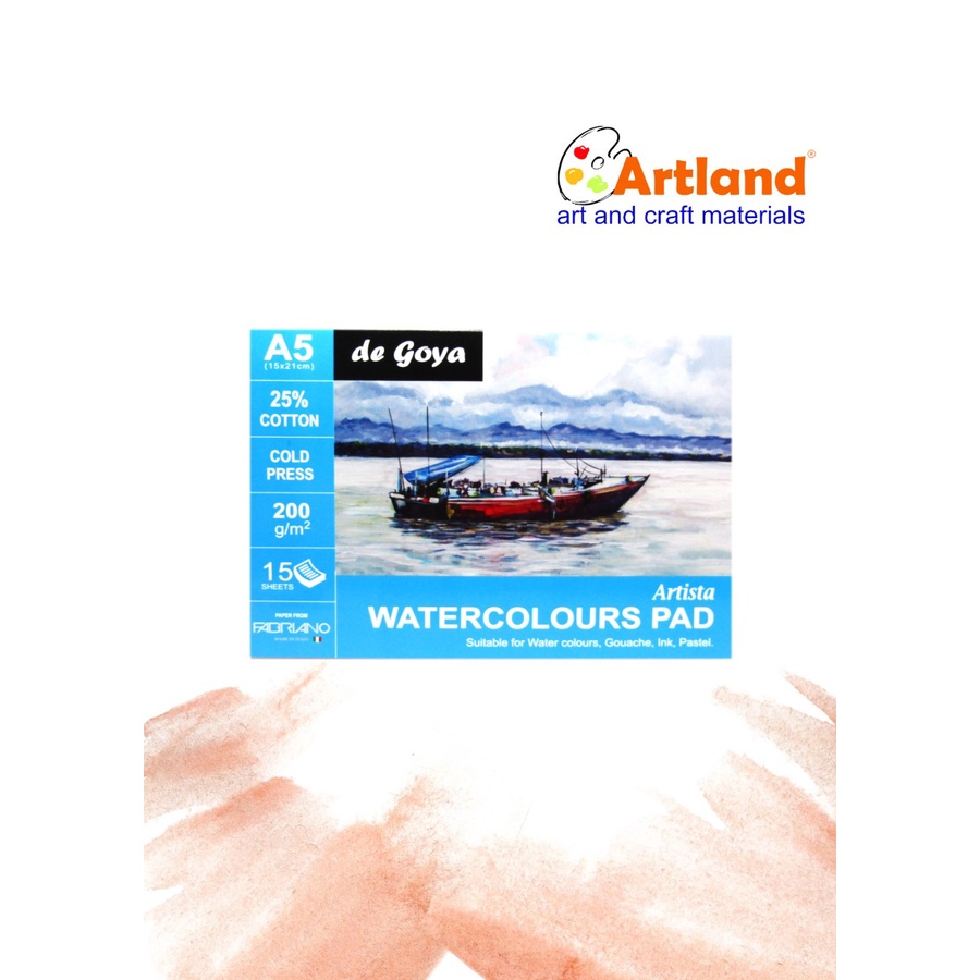 

De goya watercolours pad A5