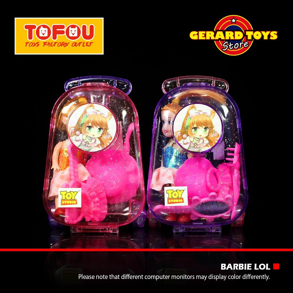 Mainan Boneka Barbie LOL Koper MURAH KEREN