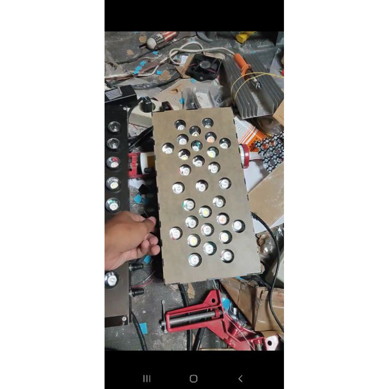 promo lampu aquarium akuarium laut 29x3w 4dimmer