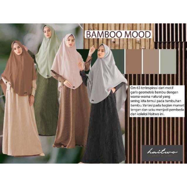 GM 63 haihai,  Gamis Set khimar GM 63, Gamis Syar'i Hai Hai GM 63 Set, Gamis Hai-hai GM 063