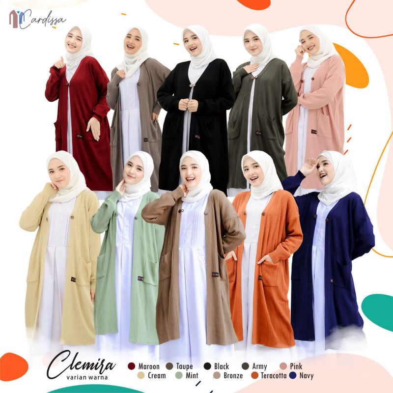 Clemira Cardy by Cardissa ( Cardigan Jumbo ld 120 )