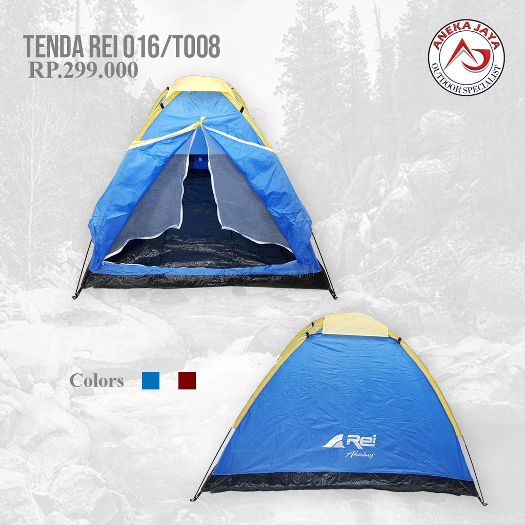 TENDA REI 016 / T008 KAPASITAS 2 -3 ORANG