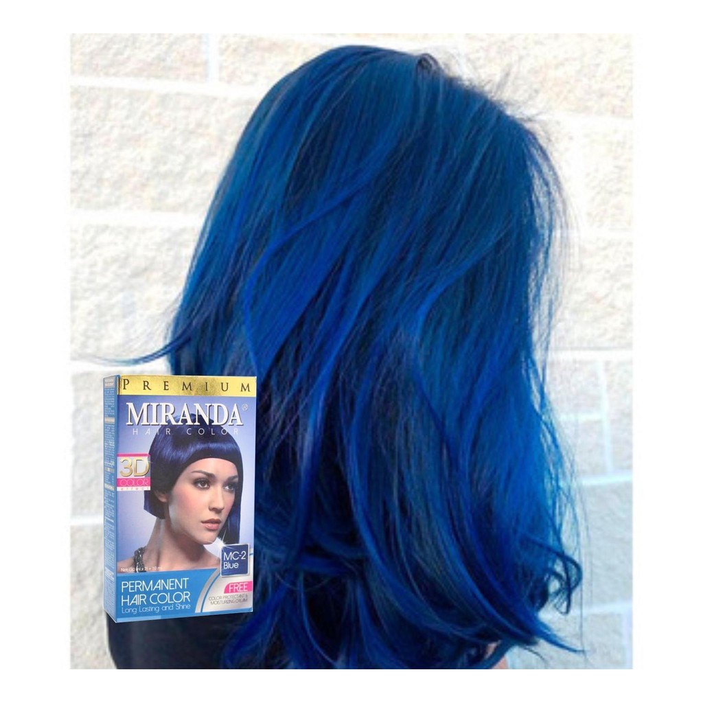 Miranda Hair Color Semir Rambut Cat Rambut  warna biru mc 2